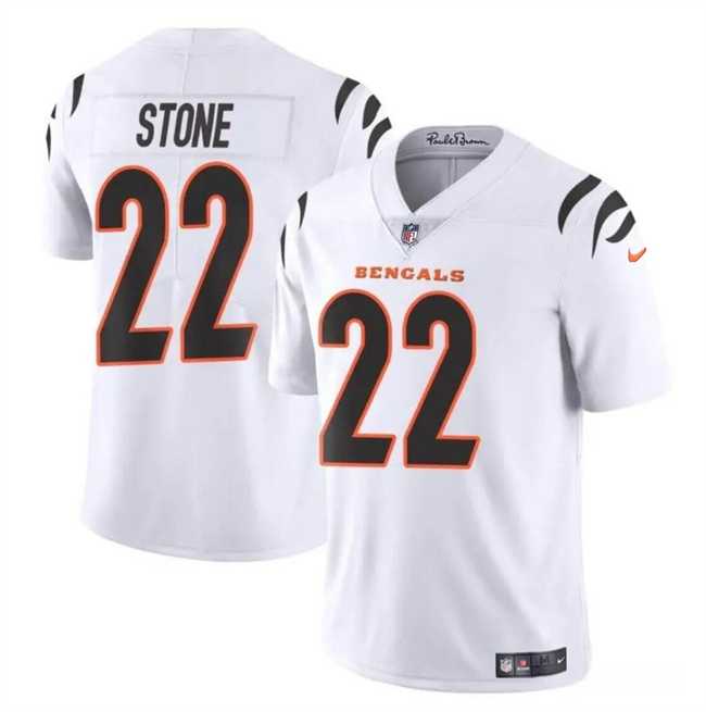 Men & Women & Youth Cincinnati Bengals #22 Geno Stone White Vapor Untouchable Limited Stitched Jersey->cincinnati bengals->NFL Jersey